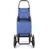 image:imageROLSER Foldable Grocery Shopping Cart with Wheels  Collapsible Personal Folding Cart for Groceries  Durable amp Portable  GreenBlue