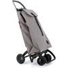 image:imageROLSER Foldable Grocery Shopping Cart with Wheels  Collapsible Personal Folding Cart for Groceries  Durable amp Portable  GreenGray