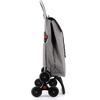 image:imageROLSER Foldable Grocery Shopping Cart with Wheels  Collapsible Personal Folding Cart for Groceries  Durable amp Portable  GreenGray