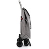 image:imageROLSER Foldable Grocery Shopping Cart with Wheels  Collapsible Personal Folding Cart for Groceries  Durable amp Portable  GreenGray