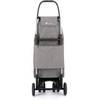 image:imageROLSER Foldable Grocery Shopping Cart with Wheels  Collapsible Personal Folding Cart for Groceries  Durable amp Portable  GreenGray