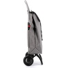 image:imageROLSER Foldable Grocery Shopping Cart with Wheels  Collapsible Personal Folding Cart for Groceries  Durable amp Portable  GreenGray