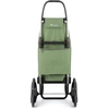 image:imageROLSER Foldable Grocery Shopping Cart with Wheels  Collapsible Personal Folding Cart for Groceries  Durable amp Portable  GreenGreen