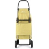 image:imageROLSER Foldable Grocery Shopping Cart with Wheels  Collapsible Personal Folding Cart for Groceries  Durable amp Portable  GreenLime