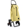image:imageROLSER Foldable Grocery Shopping Cart with Wheels  Collapsible Personal Folding Cart for Groceries  Durable amp Portable  GreenLime