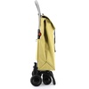 image:imageROLSER Foldable Grocery Shopping Cart with Wheels  Collapsible Personal Folding Cart for Groceries  Durable amp Portable  GreenLime