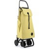 image:imageROLSER Foldable Grocery Shopping Cart with Wheels  Collapsible Personal Folding Cart for Groceries  Durable amp Portable  GreenLime