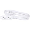 image:imageInternets Best 8 FT Vertical Triple Tap Extension Cord  16 AWG Gauge  163  Heavy Duty Indoor Power Outlet  NEMA 515 R amp 515P  SPT  3 Outlets  White
