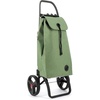 image:imageROLSER Foldable Grocery Shopping Cart with Wheels  Collapsible Personal Folding Cart for Groceries  Durable amp Portable  GreenGreen