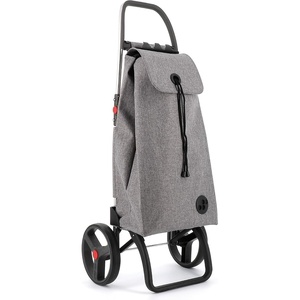 image:imageROLSER Foldable Grocery Shopping Cart with Wheels  Collapsible Personal Folding Cart for Groceries  Durable amp Portable  GreenGray