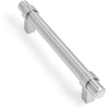 image:imageBIRDROCK HOME Contemporary Handle  Brushed Nickel  25 Pack  5 Inch Kitchen Cupboard Furniture Cabinet Hardware Drawer Dresser Pull Trad