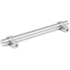 image:imageBIRDROCK HOME Contemporary Handle  Brushed Nickel  25 Pack  5 Inch Kitchen Cupboard Furniture Cabinet Hardware Drawer Dresser Pull Trad
