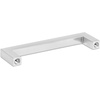 image:imageBIRDROCK HOME Square Contemporary Handle  Brushed Nickel  25 Pack  375 Inch Kitchen Cupboard Furniture Cabinet Hardware Drawer Dresser Pull TradBrushed Silver