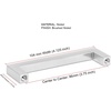 image:imageBIRDROCK HOME Square Contemporary Handle  Brushed Nickel  25 Pack  375 Inch Kitchen Cupboard Furniture Cabinet Hardware Drawer Dresser Pull TradBrushed Silver